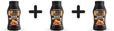 3 x Allnutrition Fitking Delicious Sauce, Salted Caramel - 500g