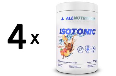 4 x Allnutrition Isotonic, Ice Tea Peach - 700g