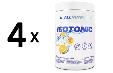 4 x Allnutrition Isotonic, Orange - 700g
