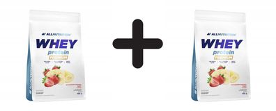 2 x Allnutrition Whey Protein Premium, Strawberry Banana Twist - 700g