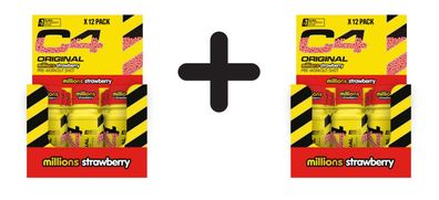 2 x Cellucor C4 Original Pre-Workout Shot, Millions Strawberry - 12 x 60 ml