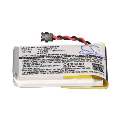 Smartwatch-Akku 3,7V 250mAh Li-Polymer passend für Garmin Forerunner 620 – Referen