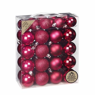 Kugelsortiment Kunststoff, 44 Stk Berry Kiss Inge-Glas