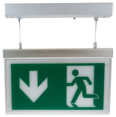 V-TAC LED-Notausgangs-/Piktogrammleuchte hängend, für Wand-/Oberflächenmontage