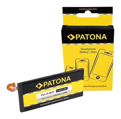 PATONA Akku passend für Samsung Galaxy J3 (2017) SM-J330F / EB-BJ330ABE - 3,8V 2,4Ah