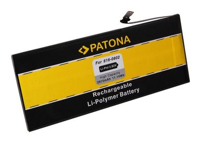 PATONA Akku für Apple iPhone 6 Plus Iphone 6 Plus – 3,82 Volt 2915 mAh