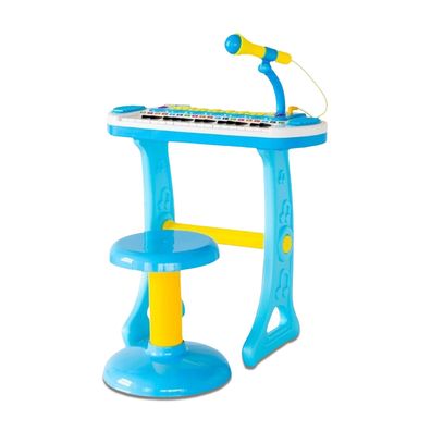 Elektronisches Orgel-Keyboard mit Mikrofon & Hocker - Musikspaß für kreative Kinder