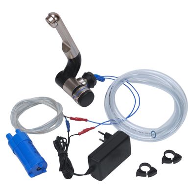 230V Camping mobile Barwig Automatikwasserhahn mit Tauchpumpe und Netzteil