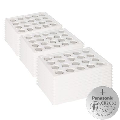 600x Panasonic CR2032 Batterie Lithium Knopfzelle CR2032BS Bulk