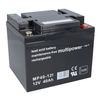 Multipower MP40-12 AGM Bleiakku 12V 40Ah – M6