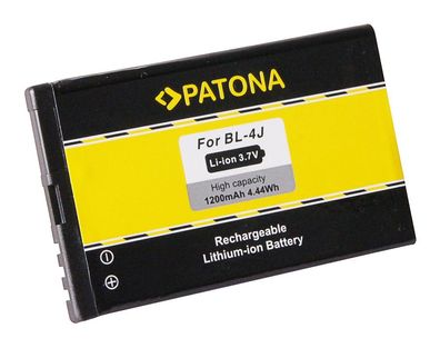 PATONA Smartphone-Akku für Nokia BL-4J Lumia 620 C600 C6-00 – 3,7 V 1200 mAh