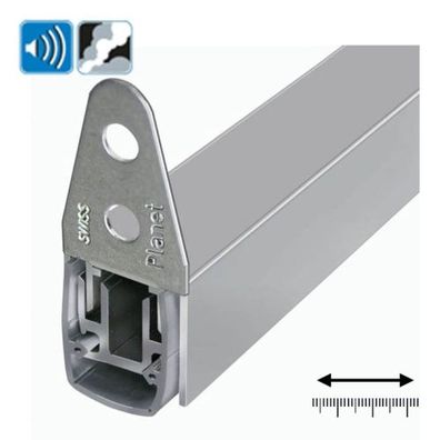 Planet MF Bodentürdichtung Absenkdichtung einseitig Rauchschutz Schallschutz