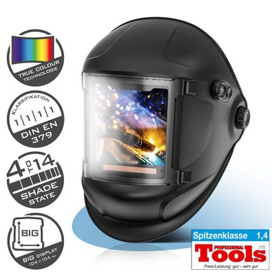Stahlwerk Schweißhelm TITAN 3-in-1 Automatik-Schweißerhelm Schweißermaske