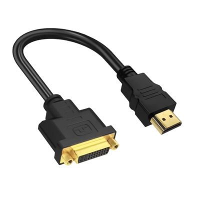 C42 HDMI zu DVI Adapter DVI-I (24 + 5) Buchse auf HDMI Stecker 4K 1080P Full HD 3D