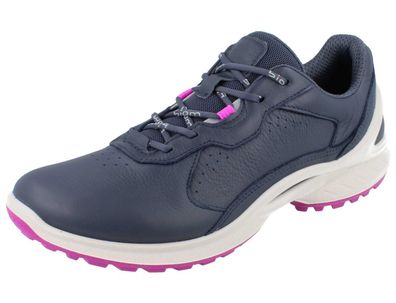 ECCO Biom Energi Damen Sneaker blau Glattelder Textil