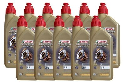 Castrol Transmax Manual FE 75W 11x1 L Schaltgetriebeöl FORD WSS M2C200-D2