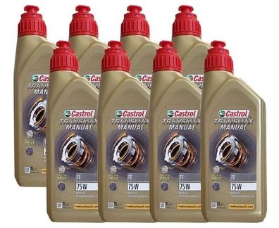 Castrol Transmax Manual FE 75W 8x1 L Schaltgetriebeöl FORD WSS M2C200-D2