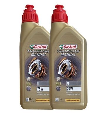 Castrol Transmax Manual FE 75W 2x1 L Schaltgetriebeöl FORD WSS M2C200-D2