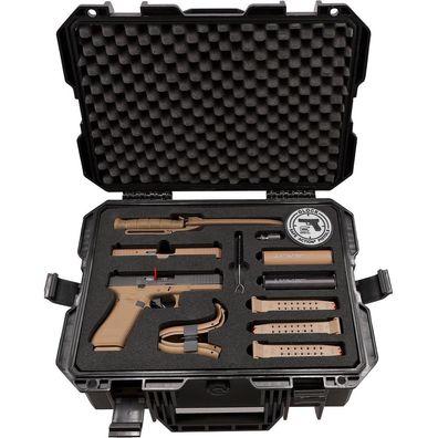 GLOCK 17 Gen5 SV Double Set 9 mm P.A.K., Black and Coyote