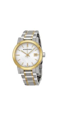 Burberry The City Damenuhr silber gold