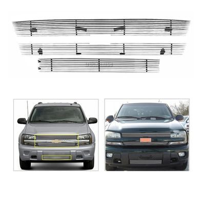 Chevrolet Trailblazer Kühlergrill Einsatz poliert 02 - 05 2002 2005