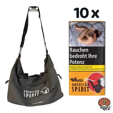 American Spirit Master Blend Drehtabak 10x 30g + Sport- / Reisetasche