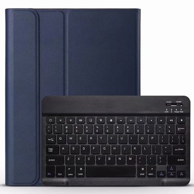 2in1 Keyboard Cover für Apple iPad Pro 11 2020 Case Tastatur Schutz Hülle Blau