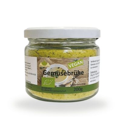 Gemüsebrühe ohne Hefe Bio* 200g