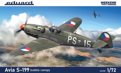 Eduard Plastic Kits 1:72 7471 S-199 bubble canopy 1/72 EDUARD-WEEKEND - NEU