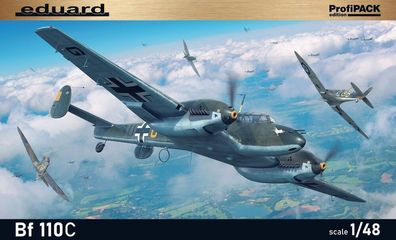 Eduard Plastic Kits 1:48 8209 Bf 110C 1/48 Profipack - NEU