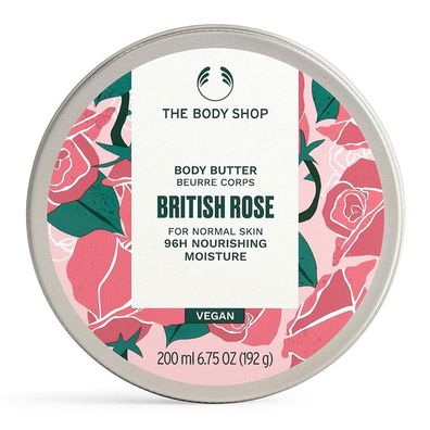 Tìlové máslo pro normální poko?ku British Rose (Body Butter) 200ml