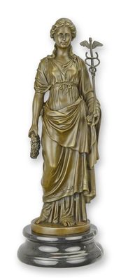 Bronzeskulptur der Athene Replikat Retro Design Dekoration