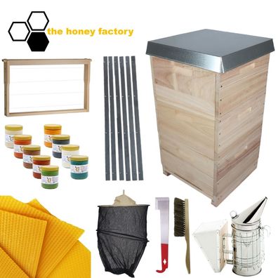 Imkerei - Starterset (BAUSATZ) DNM Deutsch Normal "DIE Handliche" - Beute - Rähmchen