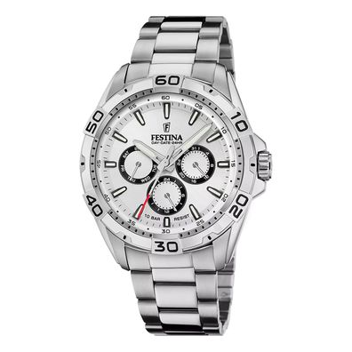 Festina F20623-1 Multifunktion Armbanduhr Herren Armbanduhr Edelstahl