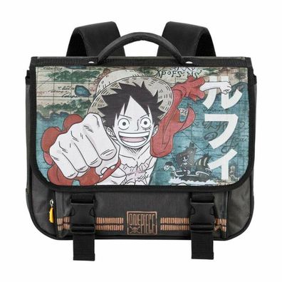 One Piece Map Rucksack Schultasche