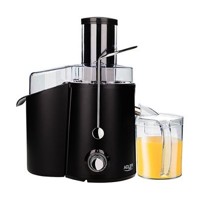 Adler AD 4127 Entsafter mit Edelstahl-Sieb 1000 W - Schwarz