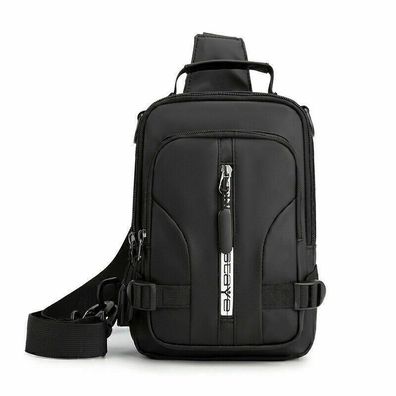 Schultertasche Herren Sport Brusttasche Sling Bag Crossbody Outdoor Rucksack DE