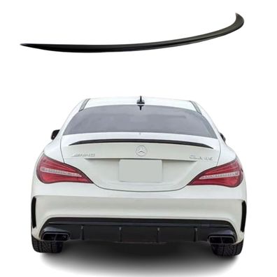 Glossy Black Spoilerlippe passend für Mercedes CLA W117 ab Bj 2013 sport Optik