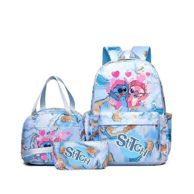 3 Set Lilo Stitch Schulrucksack Set Rucksack Kinder Madchen Schulranzen Tasche