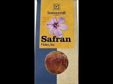 Sonnentor 3x Safranfäden ganz, Packung 0,5g