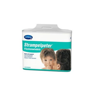 Strampelpeter Flockenwindeln klein 30 x 11 cm 56 Stück