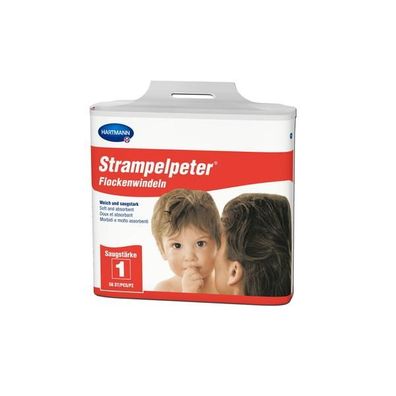 Strampelpeter Flockenwindeln Saugstärke 1 56 Stück 1 Pack