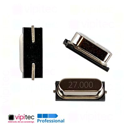 27 MHz HC-49SMD Schwingquarz SMD Uhr Quarz Resonator Taktgeber Kristall HC49SMD