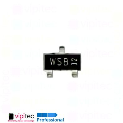BSS138BK N-Kanal MOSFET 60V 360mA 420mW 76ns SMD SOT-23 TO-236AB CMOS N-Channel