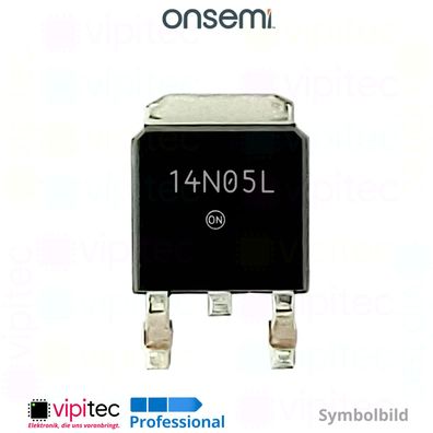RFD14N05LSM N-Kanal MOSFET 50V 14A 48W 100ns SMD DPAK TO-252AA N-Channel RFD14N