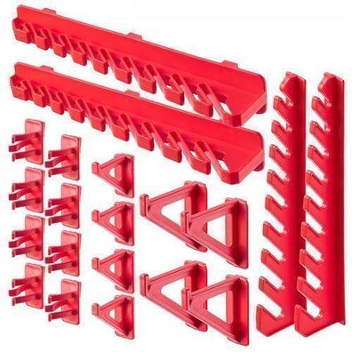 KADAX Haken für Werkzeugwand, Lochwandhaken aus PP Kunststoff, 20-teiliges Set