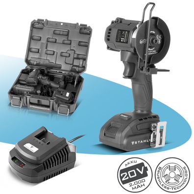 Stahlwerk Mini-Akku-Winkelschleifer MAW-20 ST – 2 Ah Akku, Handwinkelschleifer