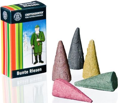 Räucherkerzen Bunte Riesen XL HxBxT = 9x5x3cm NEU Weihnachten Duft Räucherkerze