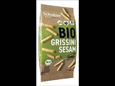 Schnitzer Glutenfreiheit 6x Bio Grissini Sesam 100g