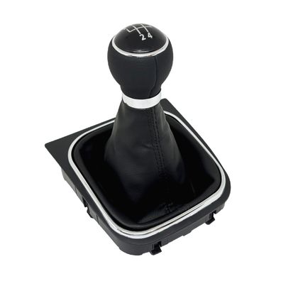 Schaltknauf 5 Gang Schaltsack Manschette mit Rahmen für VW Golf 5 & 6 Jetta EOS